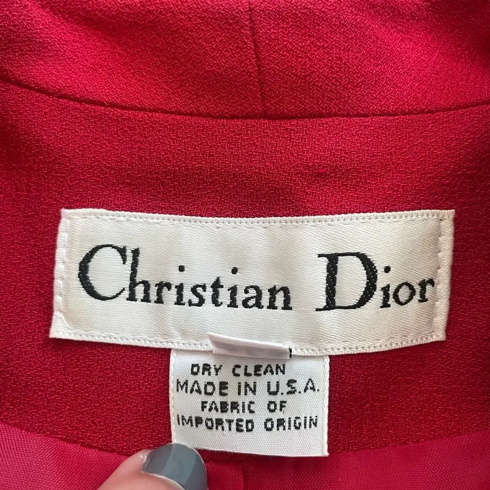 Dior christian red